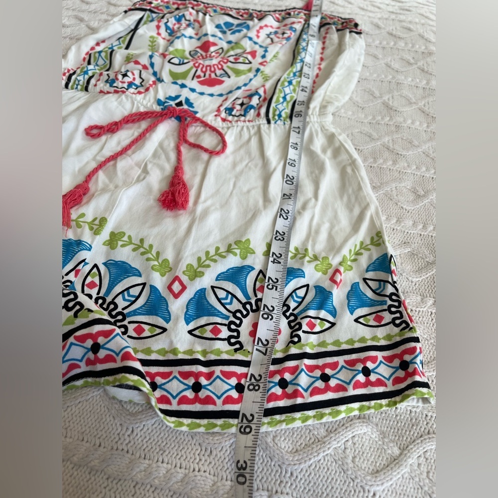 Flying Tomato White Vibrant Rayon Romper Women’s Size Medium - Picture 11 of 13